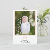 最初のベビーの発表ピンクのロッキング馬の写真 シーズンカード (スタンド正面)