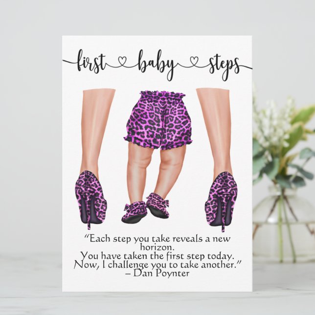 最初のベビーステップのお知らせ (スタンド正面)