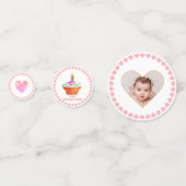 最初のベビー誕生日パーティー コンフェッティ (正面)