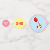 最初のベビー誕生日パーティー コンフェッティ (裏面)