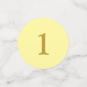 最初のベビー誕生日パーティ数々のーとカラーレイ コンフェッティ (スモール正面)