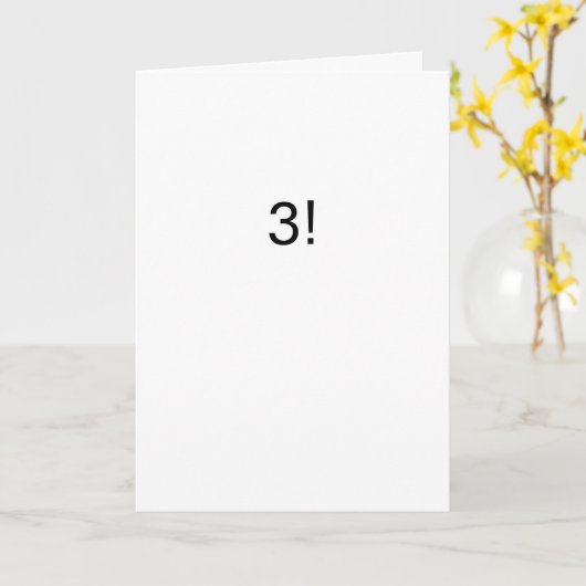 最初のベビー カード (黄色い花)