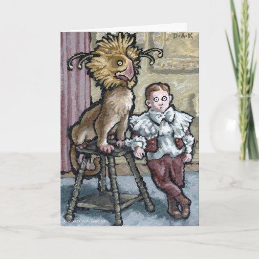 最初のペット#2 -空白の内面外見上の挨拶 カード (正面)