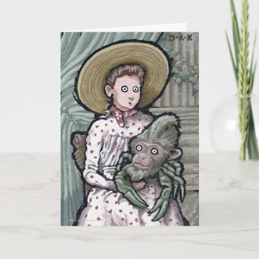 最初のペット#3 -空白の内面外見上の挨拶 カード (正面)