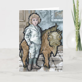 最初のペット#4 -空白の内面外見上の挨拶 カード