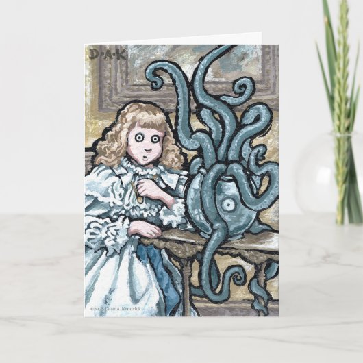 最初のペット#7 -空白の内面外見上の挨拶 カード (正面)