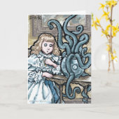 最初のペット#7 -空白の内面外見上の挨拶 カード (黄色い花)