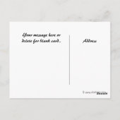 最初のページ、ハッピーバースデー!! ポストカード (裏面)