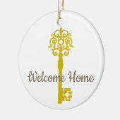最初のホームまたは新しいホーム セラミックオーナメント (左)