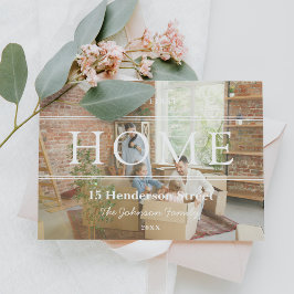 最初のホーム写真の移動のお知らせ ポストカード