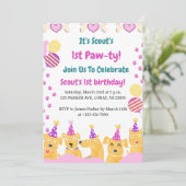 最初のポーティ！最初の誕生日 招待状 (スタンド正面)