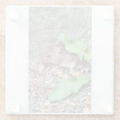 最初のマウスのコスター ガラスコースター (裏面)