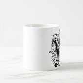 最初のマグ-手紙「W コーヒーマグカップ (中央)