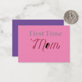 最初のマムカード無題デザイン ノートカード (正面/裏面インサイチュ)