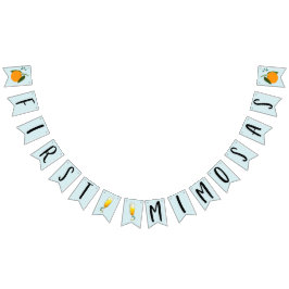 最初のミモサス バンティングフラッグ