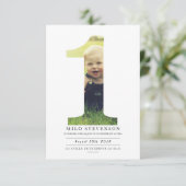 最初のモダン誕生日パーティー招待状 招待状 (スタンド正面)