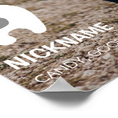 最初のモダン誕生日フォトマイルストーンポスター ポスター (角)