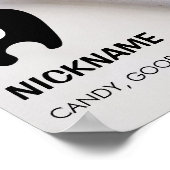 最初のモダン誕生日フォトマイルストーンポスター ポスター (角)