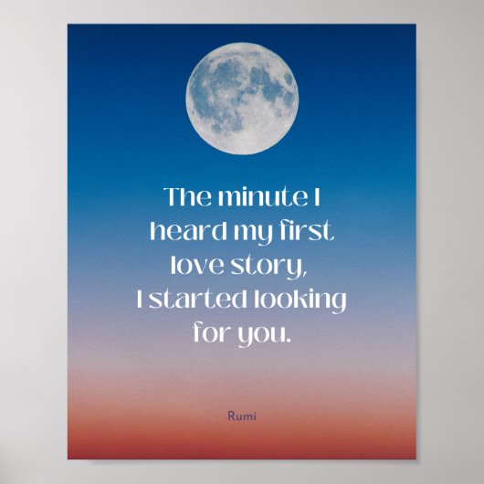 最初のラブストーリーのポスターを聞いた瞬間 ポスター (正面)