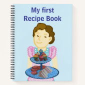 最初のレシピ書 ノートブック (正面)