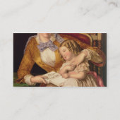 最初のレッスン、パブ。 バックスター著、1855年(プリント) 名刺 (裏面)