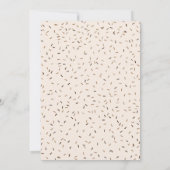 最初のロデオカウボーイキッズ1st誕生日招待状 招待状 (裏面)