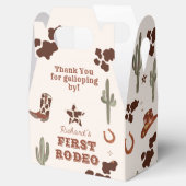 最初のロデオカウボーイワイルドウェスト誕生日パーティー フェイバーボックス (オープン)