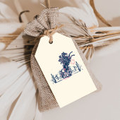 最初のロデオカウボーイ誕生日お礼 ギフトタグ