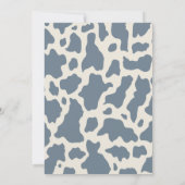 最初のロデオカウボーイ誕生日パーティー招待状 招待状 (裏面)