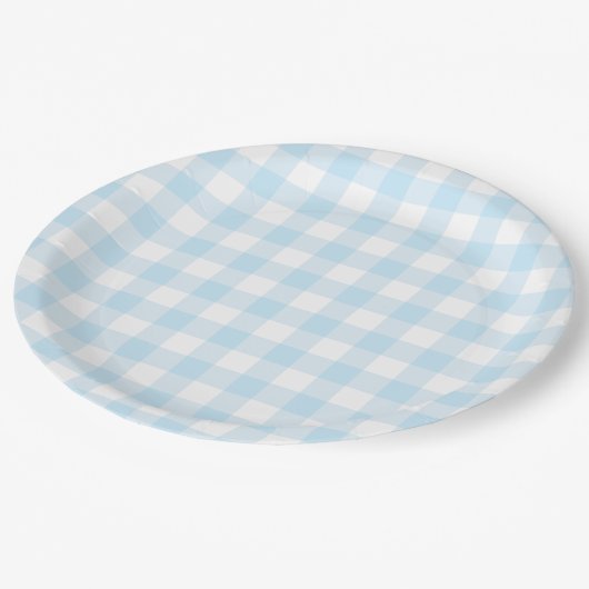 最初のロデオブループライド西カウボーイ1st誕生日 ペーパープレート (アングル)