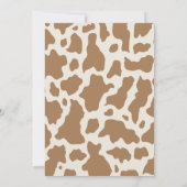 最初のロデオ・カウボーイ誕生日パーティーの招待 招待状 (裏面)