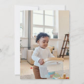 最初のロデオ・カウボーイ誕生日パーティーの招待 招待状 (裏面)