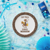 最初のロデオ・カウボーイ1st誕生日 ペーパープレート (パーティー)