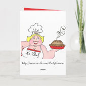 「最初の一口で我々を食べた!」 サンキューカード カード (裏面)