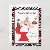 「最初の一口で我々を食べた！」 ポストカード (正面/裏面)