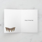 最初の七面鳥の感謝祭 カード (内部)