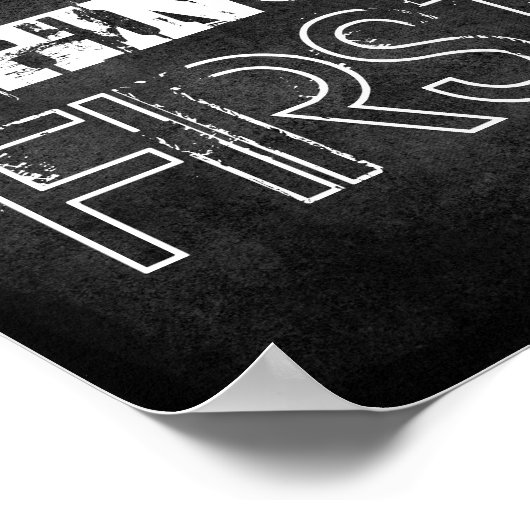 最初の事最初の引用文ポスターの粗末なシックなスタイル ポスター (角)