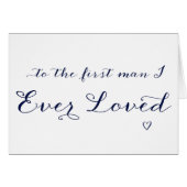 最初の人に私は結婚式の招待状を愛しました (正面横)