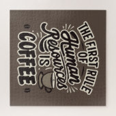 最初の人事はコーヒーだ ジグソーパズル (横)