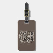 最初の人事はコーヒーだ ラゲッジタグ (正面縦)