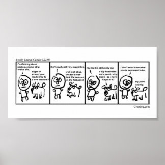 最初の低い描漫画 ポスター