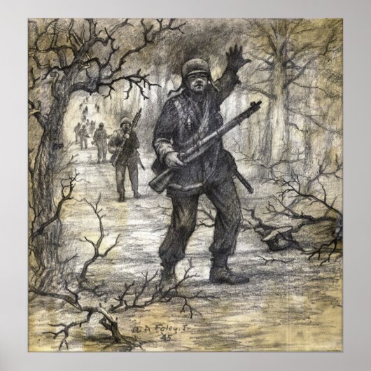 最初の偵察はトラブルを匂わせる ポスター (正面)