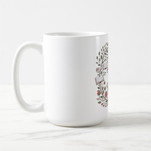最初の先生はいつだって母 コーヒーマグカップ (左)