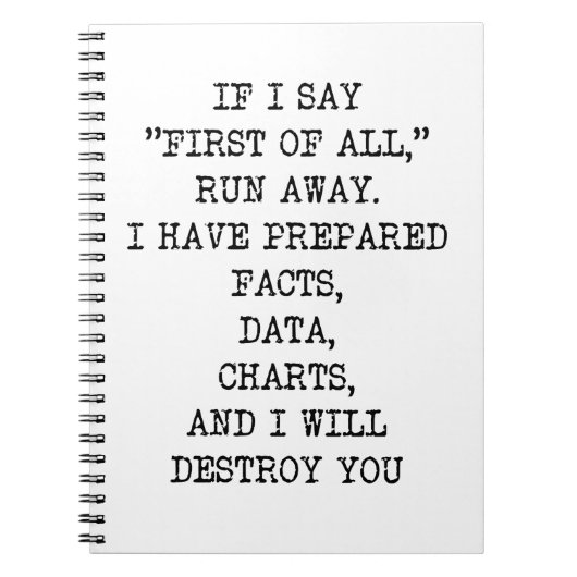 最初の全おもしろマグカップオフィスのギフト共同ギフト ノートブック (正面)