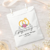 最初の名前の追加の日付へようこ結婚そ フェイバーバッグ (クリップ留めされた状態)