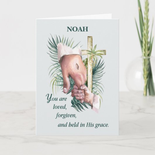 最初の和解の告白イエズスハンド カード (正面)