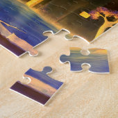 「最初の啓示」 – 不可解な神秘的な芸術 ジグソーパズル (側面)