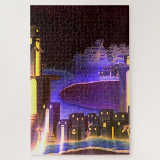 「最初の啓示」 – 不可解な神秘的な芸術 ジグソーパズル (縦)