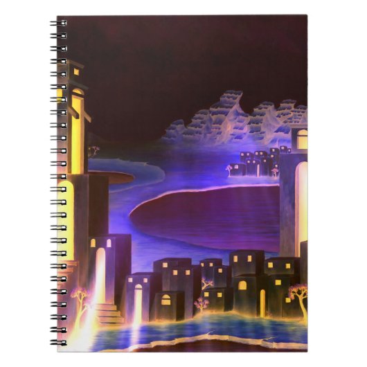 「最初の啓示」 – 不可解な神秘的な芸術 ノートブック (正面)