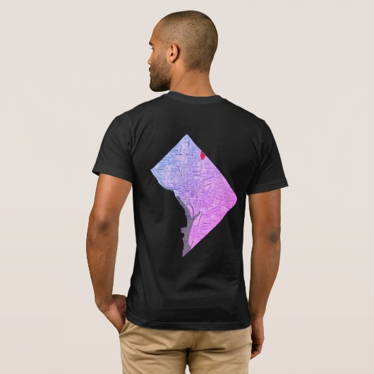 最初の地区 Tシャツ (裏面フル)